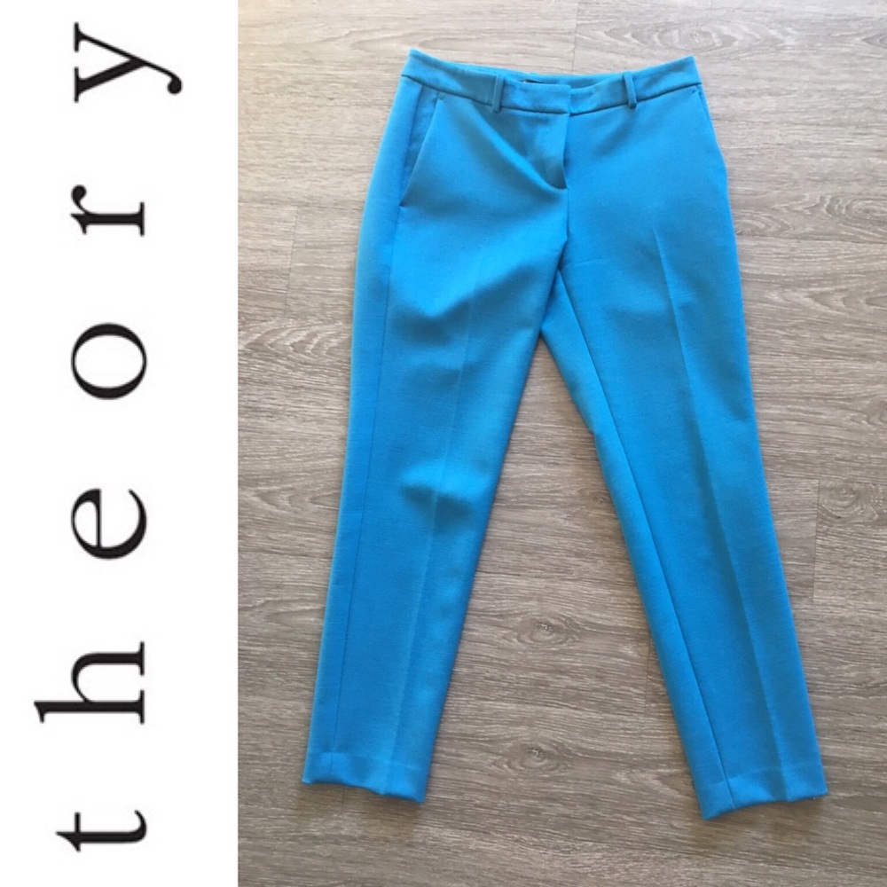 Theory Testra 2S Wool Ankle 4 Teal